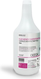 thumbnail of UNIGLOVES Flächendesinfektion PLUS - gebrauchsfertig - 10 x 1 L grüner Apfel