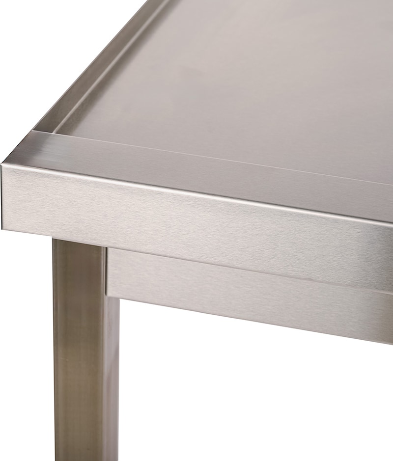 Romux® Table de Sortie à Gauche pour Lave-Vaisselle à Capot Acier ...