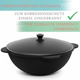 thumbnail of Kazan 22 L mit Utschak Feuerofen Ø44 cm Uchag 2 mm Stahl Kasan Feuerstelle Utschag Campingofen Feldküche Außenküche Eintopfofen Kessel Camping BBQ