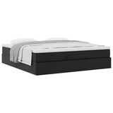 thumbnail of vidaXL Ottoman-Bett mit Matratze Schwarz 160x200 cm Kunstleder