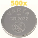 thumbnail of 500x Varta Lithium 3V CR2032-P Bulk 3V/220mA lose CR 2032