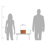 thumbnail of Sonnenleder Banktasche Leder Geldtasche Belegtasche (25x17cm) natur braun WEILL