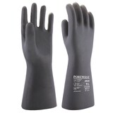 thumbnail of Portwest - Gants de protection chimique en néoprène de 38cm Noir Taille 9
