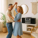 thumbnail of Soundmaster MCD5600 Stereoanlage mit Plattenspieler DAB+ Doppelkassette CD-Player USB MP3 Bluetooth Encoding Digitalisierung 75 Ohm Antennenanschluss