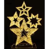 thumbnail of METRO PROFESSIONAL LED-Sternen Figur, Aluminium, 138 x 20 x 180 cm, 1275 LEDs, 80 W, warm- und kaltweiß