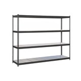 thumbnail of Simon Rack Estanteria Industrial, 2000x2100x450 mm, 500 kg de Punto Flexión, 4 Estantes, Antracita/Galvanizado - SimonTaller