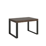 thumbnail of Tavolo allungabile 120/380x90 cm Tecno noce gambe antracite
