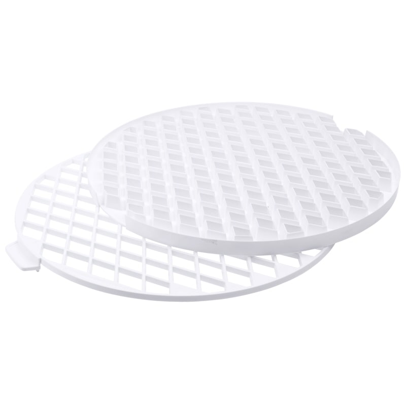 Contacto Gitterstanze, 2-teilig, weiß