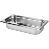 thumbnail of Bac gastro, bac traiteur en acier inoxydable GN 1/3 profondeur 65 mm, 325 x 176 mm