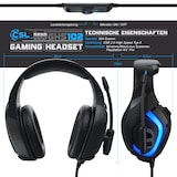 thumbnail of CSL USB Gaming Headset GHS-103 mit Mikrofon Kopfhörer für PC (Win XP/7/8/8.1/10), PS4/4 Pro