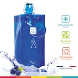 thumbnail of Ice.bag® CLASSIC BLU FRANCESE raffredda bottiglie per 1 bottiglia per 24 unità