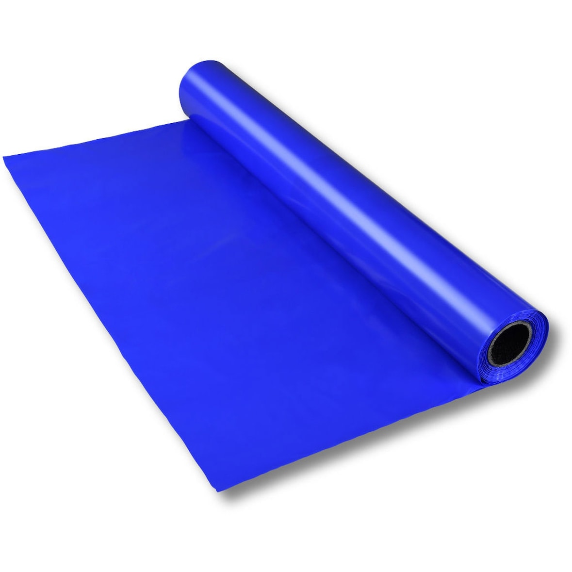 1x LDPE-Folie Dekofolie Tischdecke blau opak 2300mm x 50m 100my