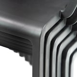 thumbnail of METRO PROFESSIONAL Sedia con braccioli impilabile Tramontana, plastica, antracite