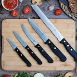 thumbnail of 3 Claveles POM - Cuchillo Jamonero Alveolado Profesional 30 cm Acero Inoxidable