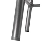thumbnail of Bolero Cantina lage kruk met houten zitting, metallic grijs (4 stuks)