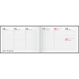 thumbnail of rido® idé® 70-17 523 906 Taschenkalender Septimus 2026 - 1 Woche / 2 Seiten, 15,2 x 10,2 cm quer, schwarz