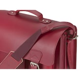 thumbnail of Ruitertassen Lehrertasche Leder 30x40cm Schultasche Aktentasche 2 Fächer rot Damen Büchertasche Arbeitstasche 40x30cm