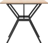 thumbnail of Décoshop26 - Esstisch im Industriedesign mit Y-förmigem Gestell 80 x 80 x 75 cm massives Kiefernholz und Stahl DEC036840