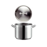 thumbnail of MÄSER Gemüsetopf mit Deckel, Serie Professional, Edelstahl, Durchmesser 20cm, ca 5,0 L Fassungsvermögen, Induktionsgeeignet, Backofenfest, 926098