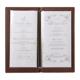 thumbnail of Securit® Portamenù in stile pelle alla moda - (1 inserto doppio, visualizza 4x A5) - A5