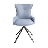thumbnail of Angel Cerdá Chaise pivotante en tissu bleu 4204C 55 x 63 x 86