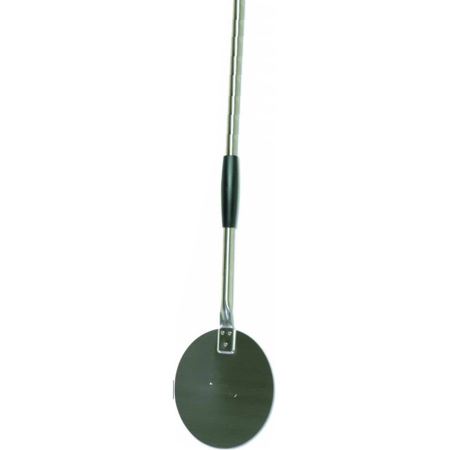 METRO PROFESSIONAL Pizzaschep, roestvrij staal, 23 x 173 cm, met lang handvat, zwart