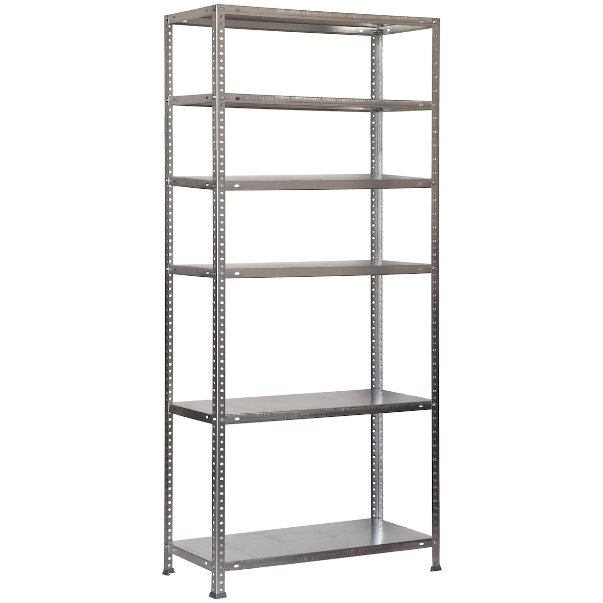 SimonRack Scaffali Metallo Garage 2000x900x300 mm, 6 Ripiani in Acciaio, Portata, 75 kg per Ripiano, Zincato – Advantage