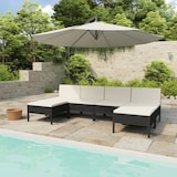 thumbnail of vidaXL 6-tlg. Garten-Lounge-Set mit Auflagen Poly Rattan Schwarz