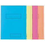 thumbnail of EXACOMPTA Paquet de 50 chemises pré-imprimés 2 rabats SUPER 250 en carte 210 grammes coloris Bleu clair