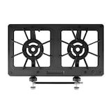 thumbnail of Placa de gás Orbegozo FO 6200, corpo em ferro fundido, gás butano/propano, para utilização no exterior, 2 bicos