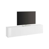 thumbnail of Dmora Mobile porta TV Christian, Credenza bassa da soggiorno, Base porta TV, 100% Made in Italy, cm 180x30h40, Bianco lucido