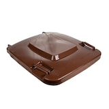 thumbnail of Garcia de Pou - Coperchio Per Bidone 240L 71X56X7,4 Cm Marrone Hdpe