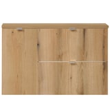 thumbnail of Helloshop26 - Badezimmer-Unterschrank für Waschbecken Designerstil 90 x 60 x 40 cm Eichenoptik 03_0009999