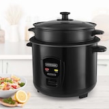 thumbnail of Cuiseur à Riz 1.8l Avec Cuve Métal Et Panier Vapeur  Japan X Kitchencook Noir