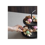 thumbnail of XEMM Etagere - Mango hout - 2 laags - ∅26 x 28 cm - Zwart