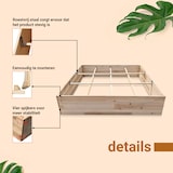 thumbnail of IvoQ Carré Potager Surélevé en Bois – Parfait pour Votre Jardin d'Un Mètre Carré – Durable et Élégant