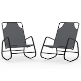 thumbnail of Helloshop26 - Conjunto de dos tumbonas mecedoras en acero y textilene gris 02_0011971