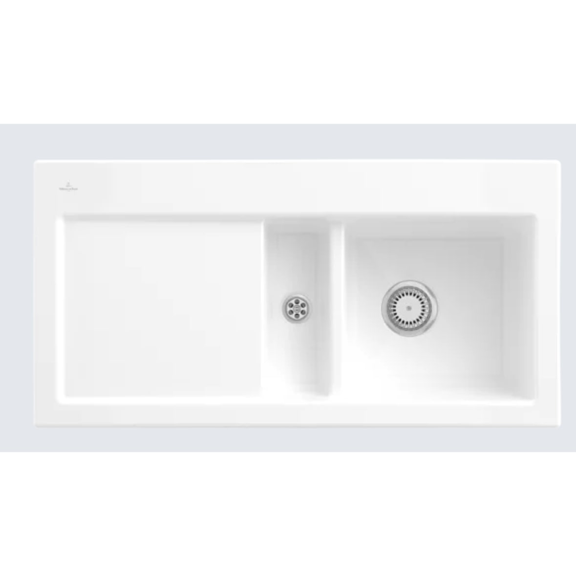 Villeroy&Boch Spülbecken, Küchenspüle Subway 60 Weiß Alpin 1000x510mm, Unterschrankbreite 60cm