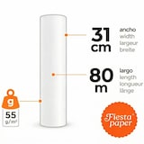 thumbnail of Rollo de Papel Regalo Flores Primaveral 31cm x 80m Bobina Grande Resistente - Regalos Eventos Decoración Tiendas Comercios - FP Fiesta Paper
