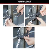 thumbnail of Master Lock Street Cuff mit Schlüssel Kurz 8200EURDPRO