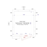 thumbnail of Chambre froide groupe négatif 1800x2100x2200 - Combisteel
