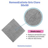 thumbnail of Loseta de moqueta gris claro 50 x 50 cm / caja 120 uds. - 30m² / hogar / oficina / comercio