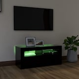 thumbnail of vidaXL TV-Schrank mit LED-Beleuchtung Schwarz 90x35x40 cm