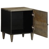 thumbnail of Tables chevet 2 pcs gris clair 40x33x46 cm bois manguier solide - Modèle Affinité Bois