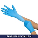 thumbnail of Gant nitrile non poudré - Taille M - Bleu - x100 - FILFA FRANCE