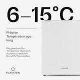thumbnail of Klarstein Happy Hour Minibar 40L 5-15°C 23 dB LED-Licht Weiß