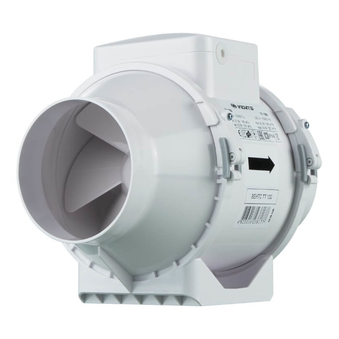 Rohrventilator Lüfter TT 160 bis 520 m³/h Weiß 60
