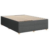 thumbnail of vidaXL Boxspringbett mit Matratze Dunkelgrau 160x200 cm Stoff
