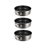 thumbnail of Menastyl - Set 3 Moules A Charniere Amandine En Acier Carbone D22, 24 Et 26cm