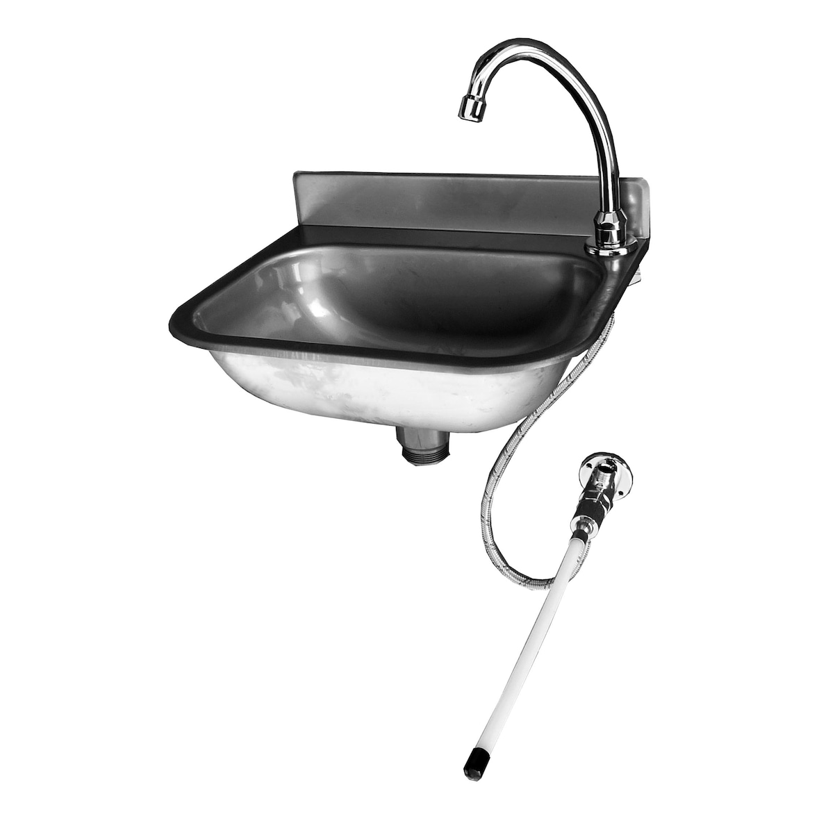 L2G - LME - lave-mains eco inox avec dosseret h. 50 mm